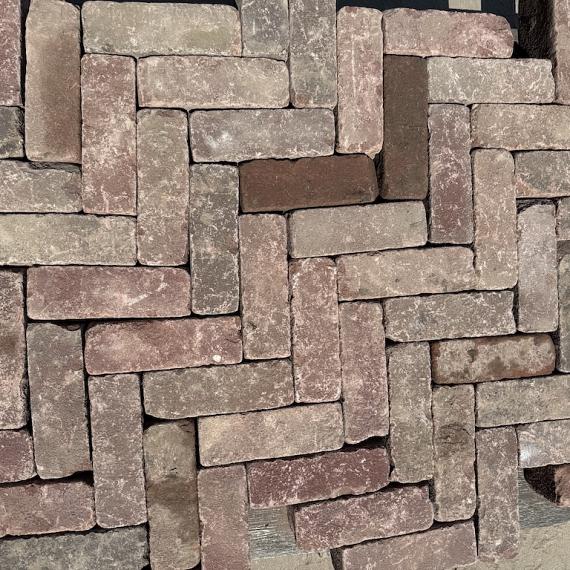 Oude gebakken dikformaten Spoorzicht (op pallets)