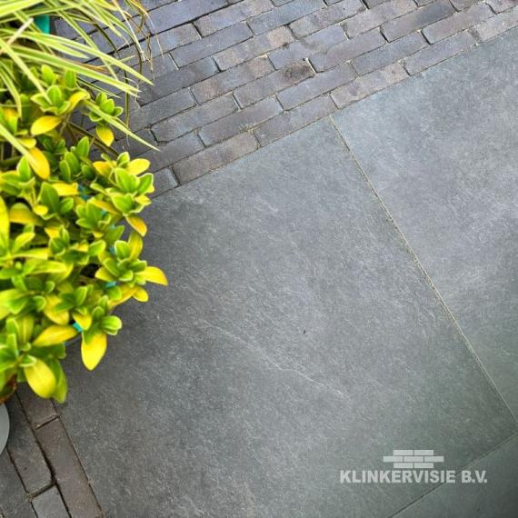 Keramische tegel, Slate Black 80x80x3 cm