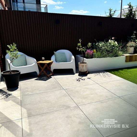 Keramische tegel Denver Taupe 90x90x3 cm