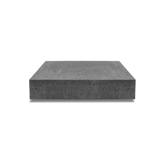 Oud Hollandse halve traptrede 50x40x20 antraciet