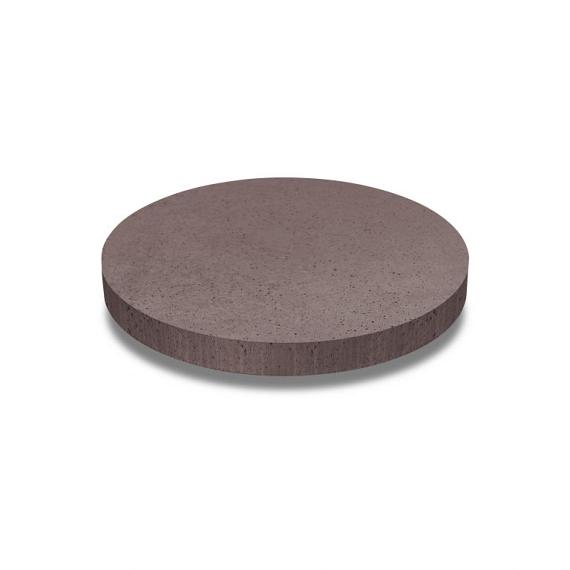 Oud hollandse tegel rond 100x100x7 taupe