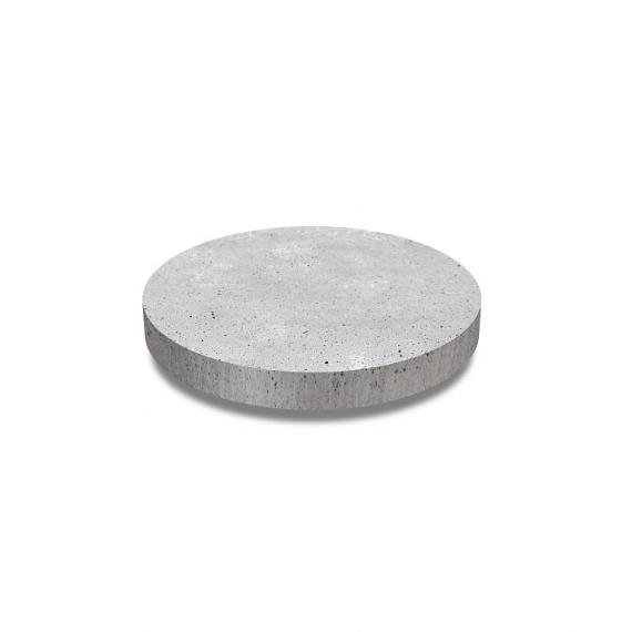 Oud hollandse tegel rond 60x60x7 grijs