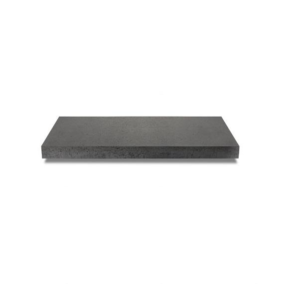 Oud hollandse tegel zonder facet, gewapend 150x50x10 antraciet