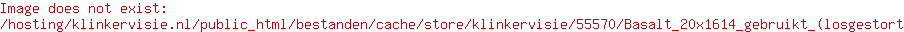 Basalt 20x16/14 gebruikt (losgestort)