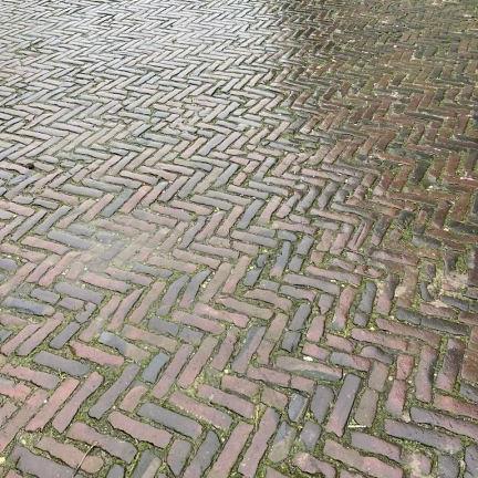 Oude gebakken waalformaten Nieuw-dijk (op pallets)