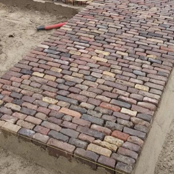 Oud gebakken waalformaten rood paars Renswoud variabele lengtes (in bigbags)