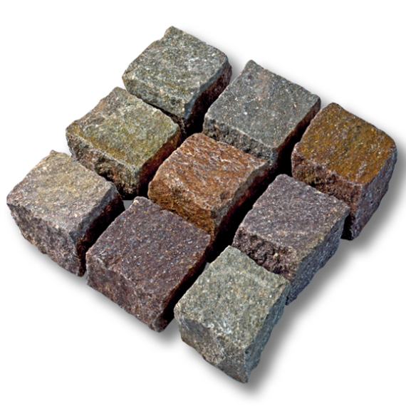 Porfier kinderkoppen 8x11 cm rustiek losgestort