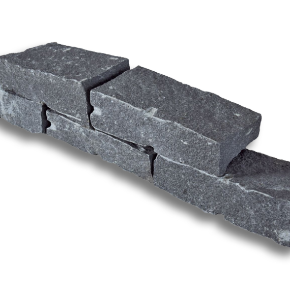 Graniet stapelblokken 20x20x40 cm rustiek