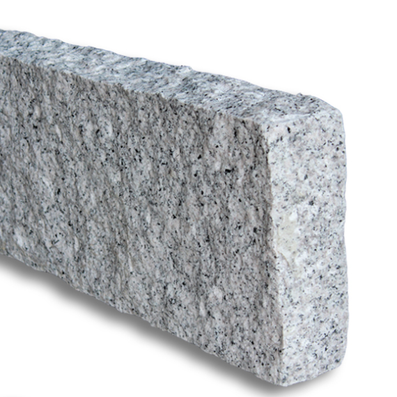 Graniet opsluitband 8x25x50 cm rustiek