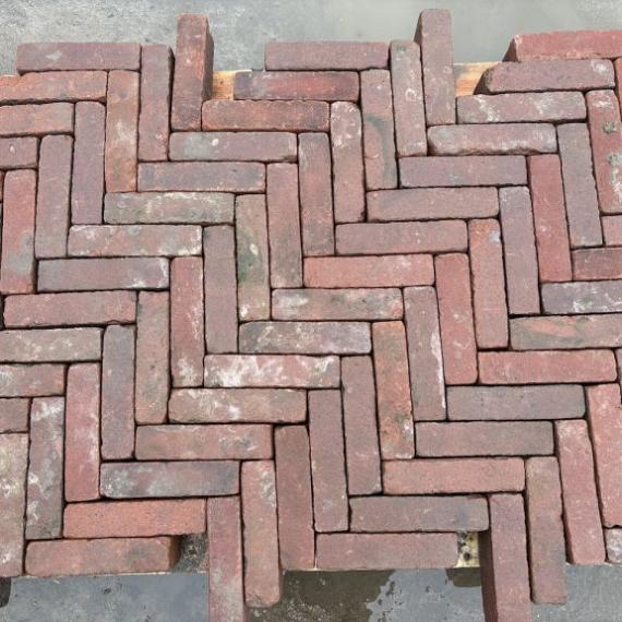 Oude gebakken Waalformaten Rood Bruin Drenthe (op pallets)