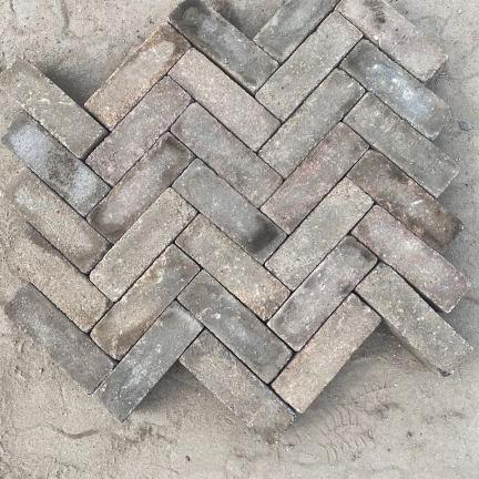 Gebruikte betonnen dikformaten bont Brons (op pallets)