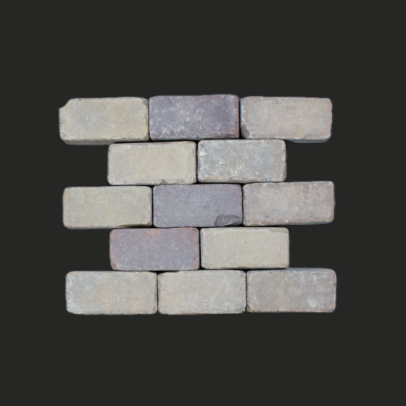 Oude gebakken keiformaten Rood-Bruin Borken (op pallets)