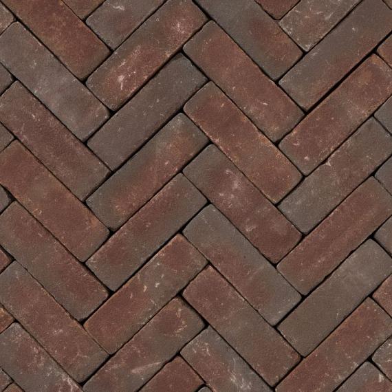 UDF60 Ruston paars rood bezand Getrommeld