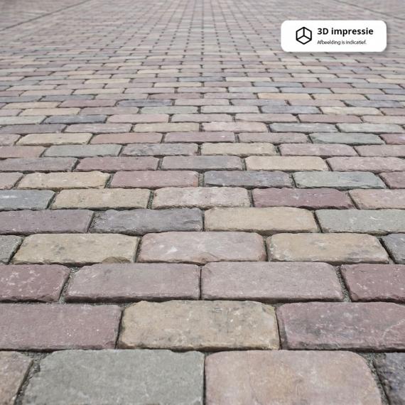 Oude gebakken Keiformaten Leuth genuanceerd (op pallets)