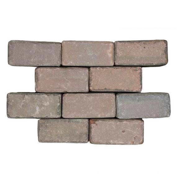 Oude gebakken keiformaten Doesburg (op pallets)