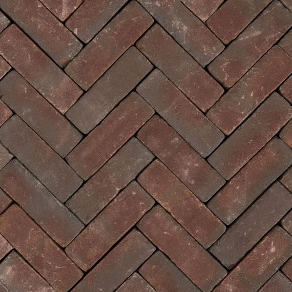 DF80 Ruston rood paars  bezand Getrommeld