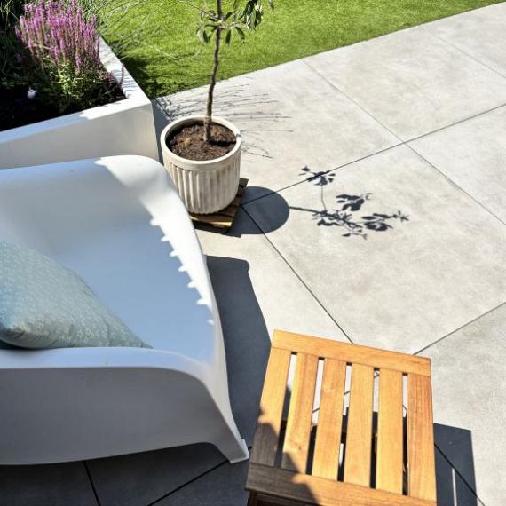 Keramische tegel Denver Taupe 90x90x3 cm