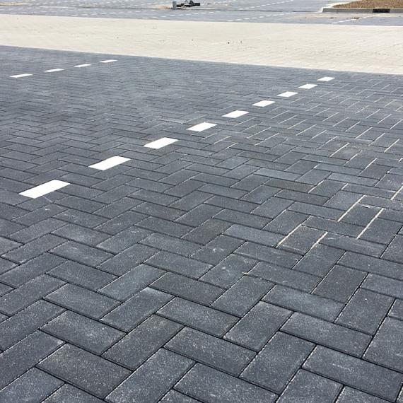 partij 74: BSS 20x10x8 cm zwart (mini-facet, met deklaag) maatverschil