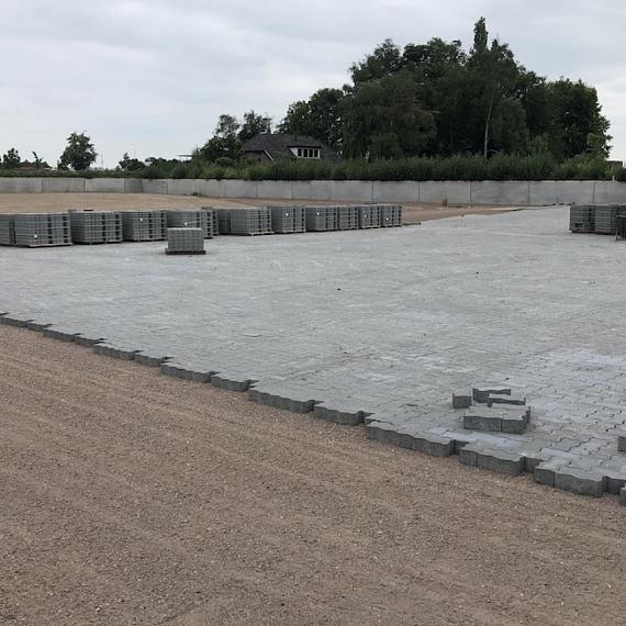 Sinpro 8 cm grijs (met facet en deklaag)