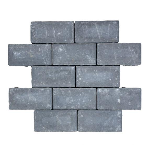 BSS 20x10x8 cm zwart (mini-facet, met deklaag)