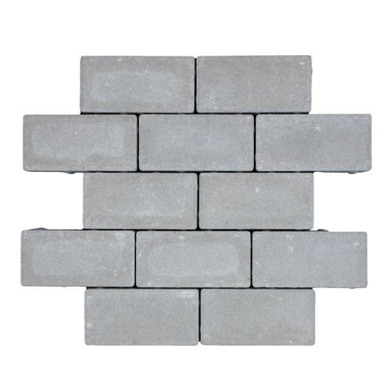 BSS 20x10x8 cm grijs (mini-facet, met deklaag)