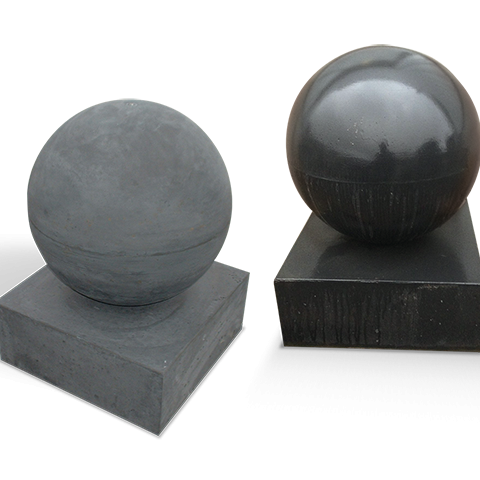anti-inbraak element 40x40x20+bol 40 zwart