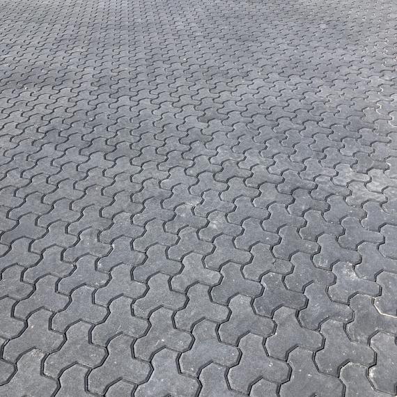 Wardenburger profielsteen 8 cm zwart (met facet en deklaag)