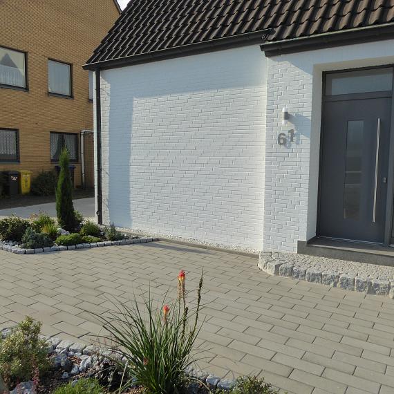 Vezano 40x15x8 cm Licht Grijs, Glimmer mit Kristalleffekt Minifase