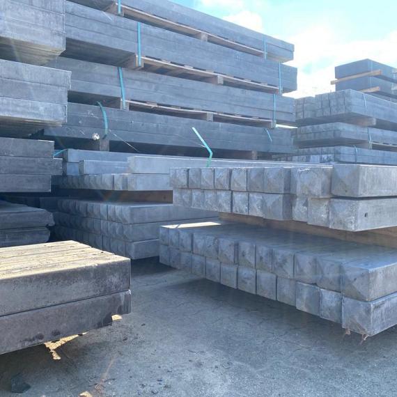 B-Keus Schuttingpaal antraciet 2650 x 85 x 85 mm standaard tussenpaal