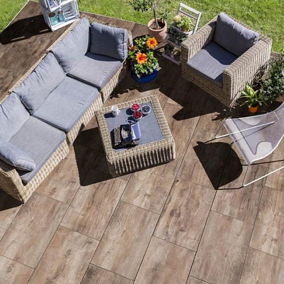 GeoCeramica® 120x30x4 Timber Noce