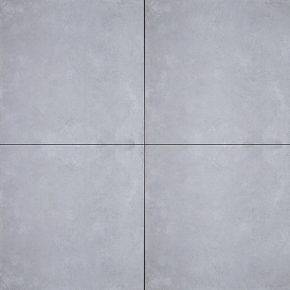 GeoCeramica topplaat Concreet Silver 60x60x1 cm