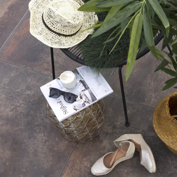 GeoCeramica 80x80x4 Corten Steel