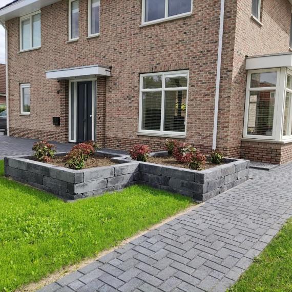 Betonstraatsteen 6 cm antraciet komo