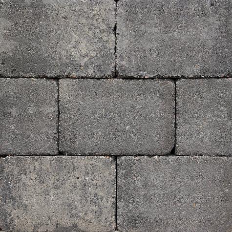 Antieke trommel 20x30x6 cm grijs/zwart
