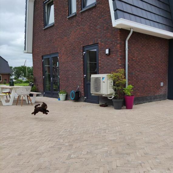 Antieke trommel waalformaat 7 cm oud Kampen (voorheen camel)
