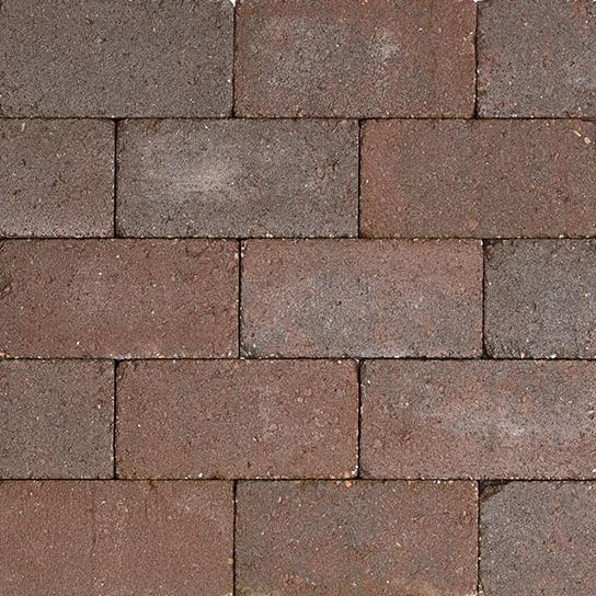 Antieke trommel betonstraatsteen 6 cm Groningerbruin