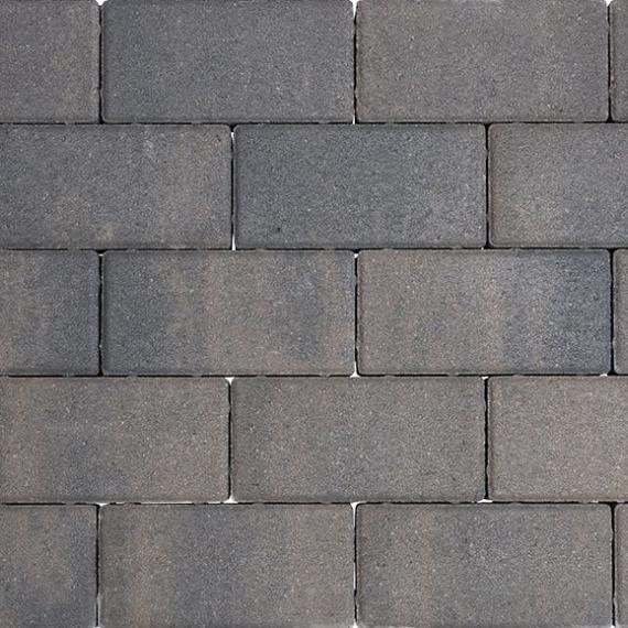 Design brick 8 cm dark sepia mini facet komo