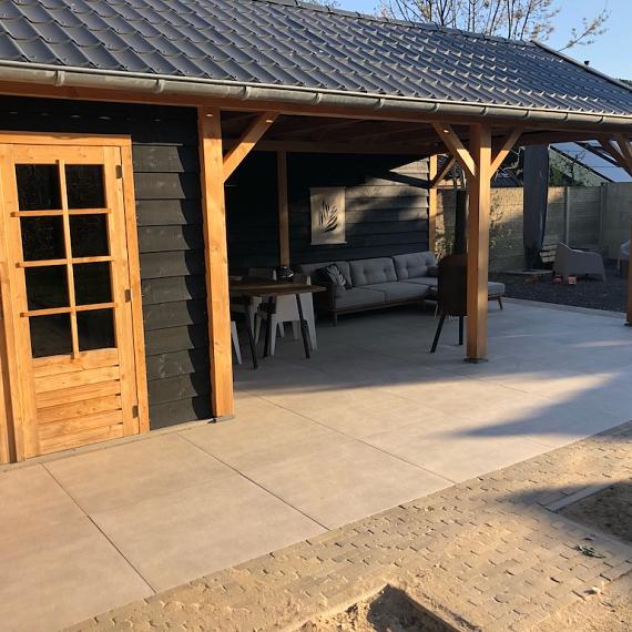 Robusto Ceramica 3.0 Concrea Dark Grey 90x90x3 cm