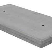 Betonplaat 200x100x14 cm Glad 20 Ton