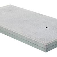 Betonplaat 200x100x14 cm Traanplaatstructuur 20 Ton