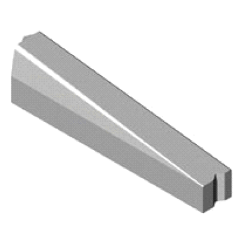 Trottoirband 13/15x25-6/15x25x100 verloop links zwart visbek