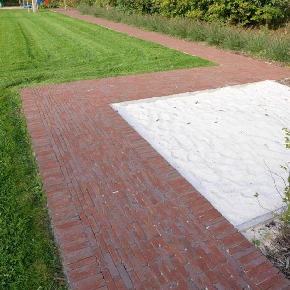WF80 Ruston rood paars  bezand Getrommeld