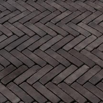 WF60 Lucca Antica gebakken waalformaat zwart zilverzand