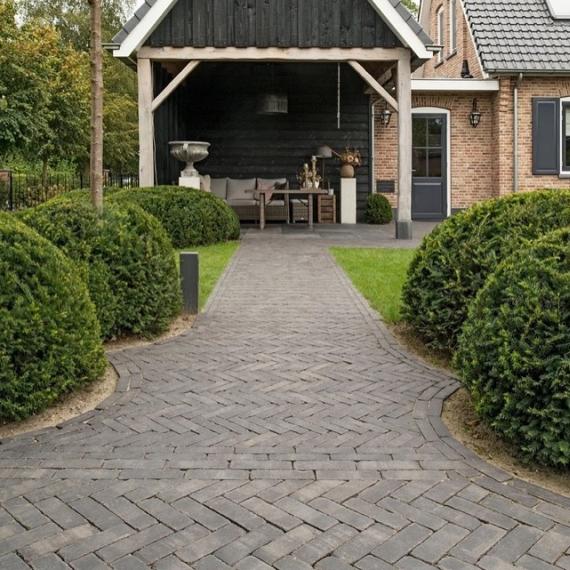 WF60 Carbona Antica gebakken waalformaat zwart