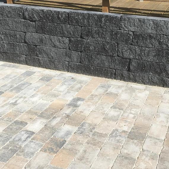 Splitrock xl trommel 15x15x60 cm 2.0 antraciet
