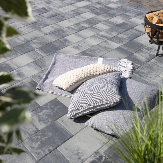 H2O comfort square 20x30x6 cm nero/grey