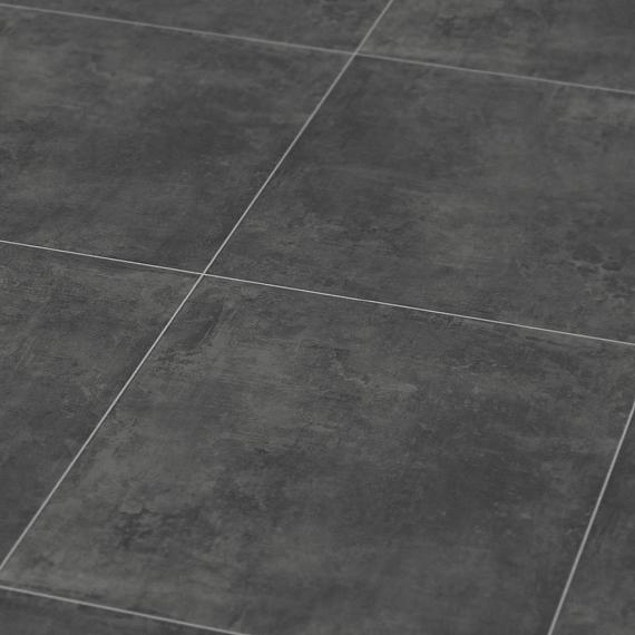 Vol Keramische Tegel, Betonlook 60x60x3 Cm, Antraciet