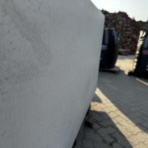 Profi-Keerwand grijs 105 cm hoog, 199 cm Lang, ca.64-70 cm voet