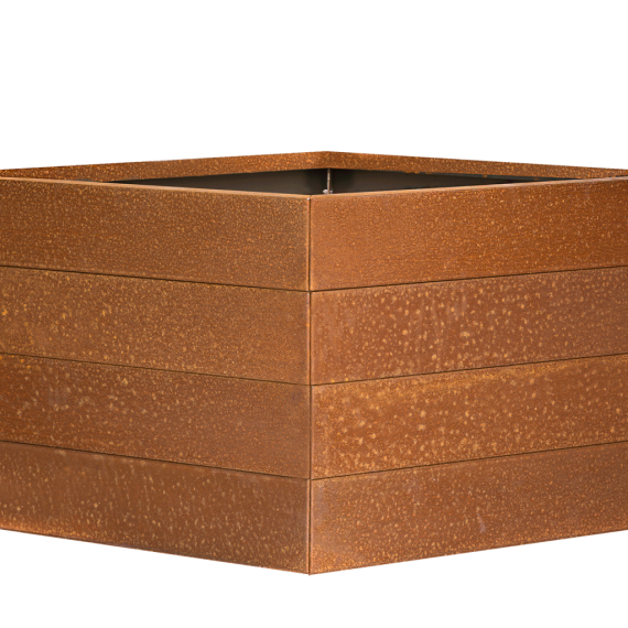 Bloembak corten 60x60x56