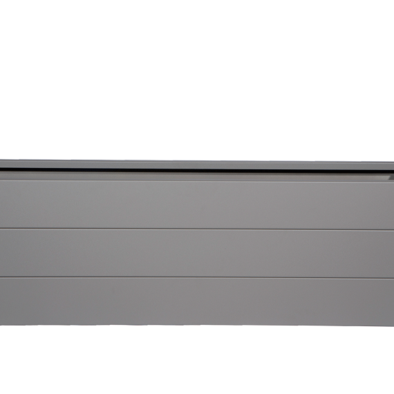 Bloembak poedercoat taupe 270x30x42